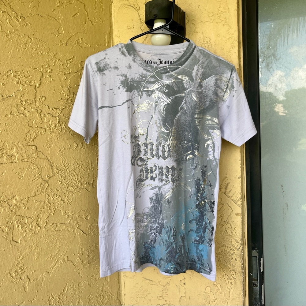 Y2K JNCO AOP T-shirt Small